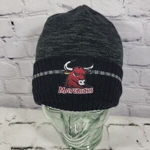 Colorado Mesa Mavericks Hat Under Armour Beanie Black Gray Digital Print One Sz